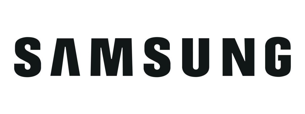 Samsung logo on transparent background free vector